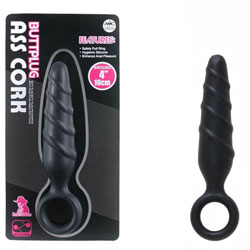 Dark Stallions Ass Cork 4 Inch Silicone Butt Plug